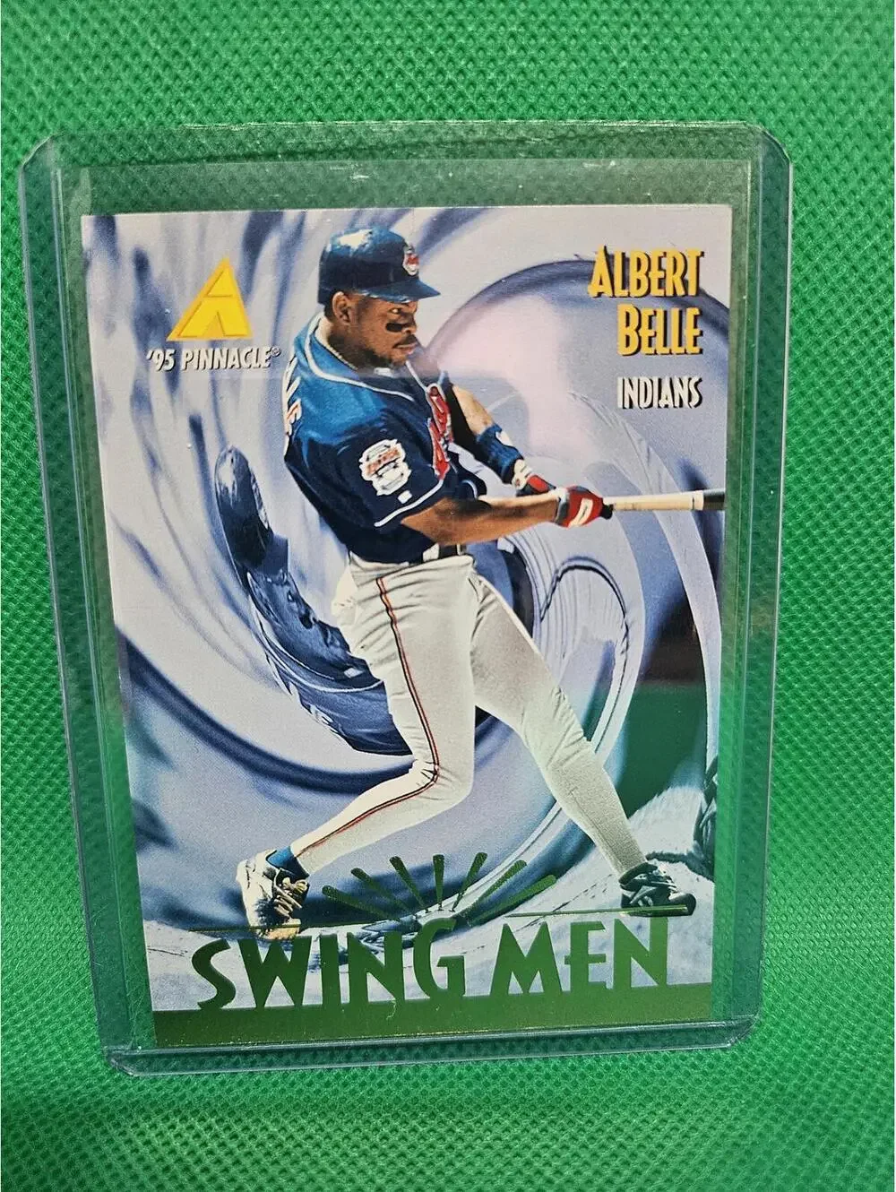 Albert Belle - 1995 Pinnacle Swing Men - Cleveland Indians #298 - RAW Mint